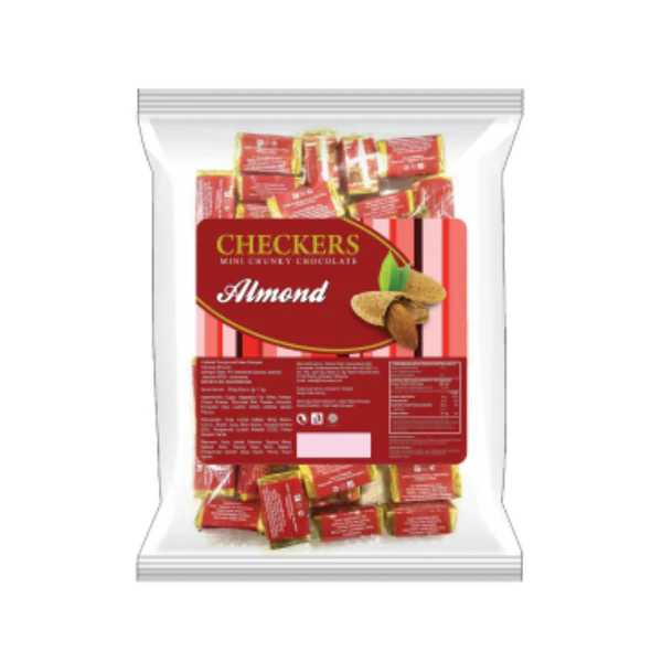 Checkers Mini Chunky Almond 400gr