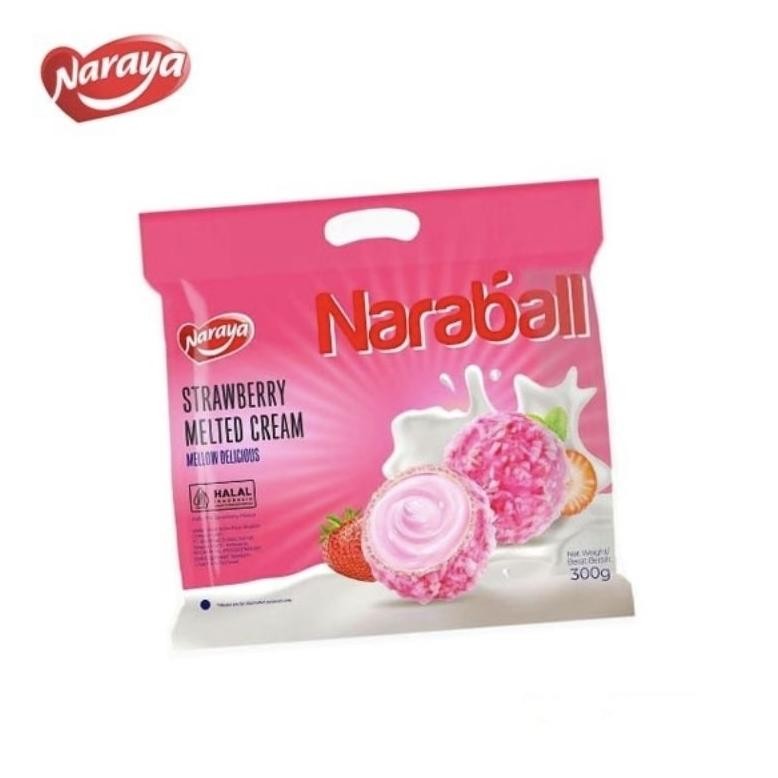 Naraya Naraball strow 300g/cemilan/snack