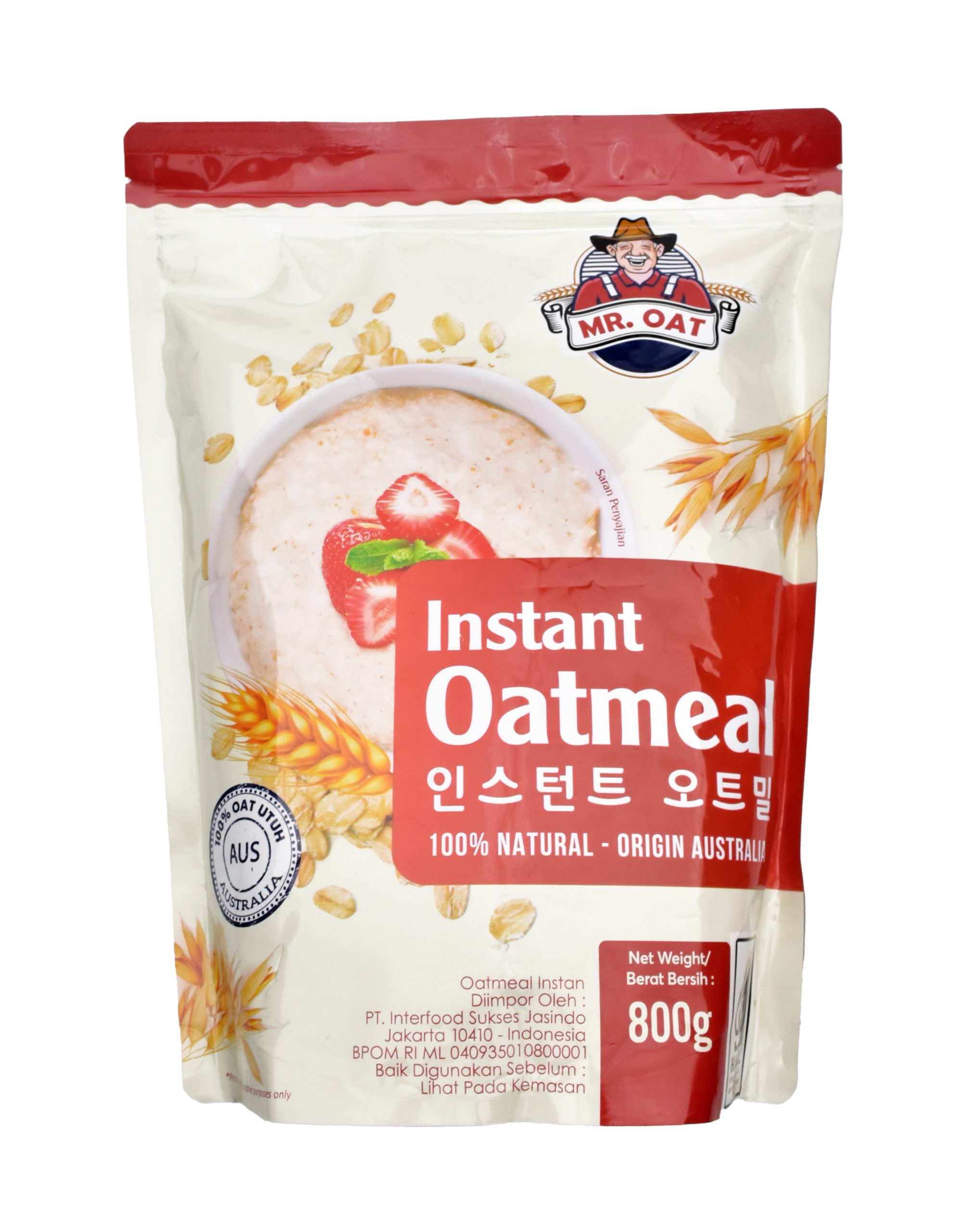Mr.Oat Instant Oatmeal 800g