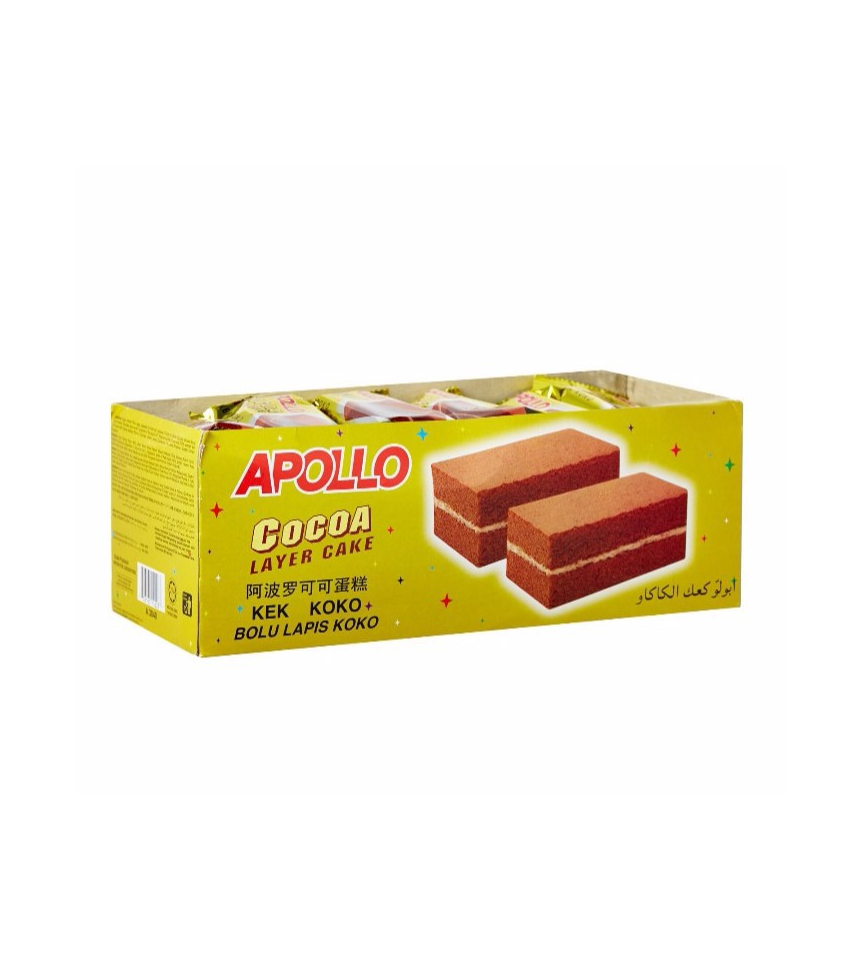 Apollo Cocoa Layer Cake 8x18g