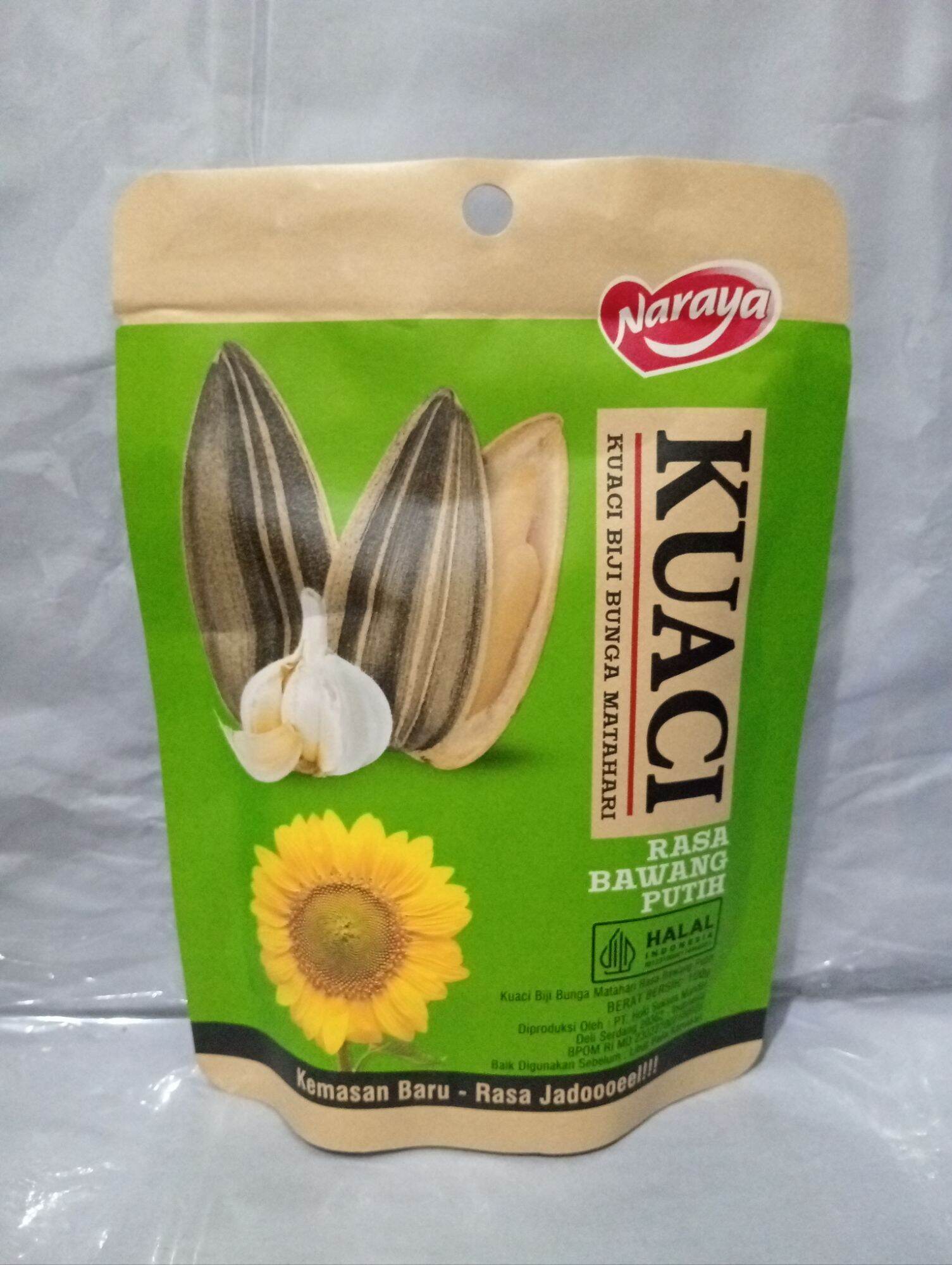 Naraya Kuaci Bawang Putih 100g/cemilan