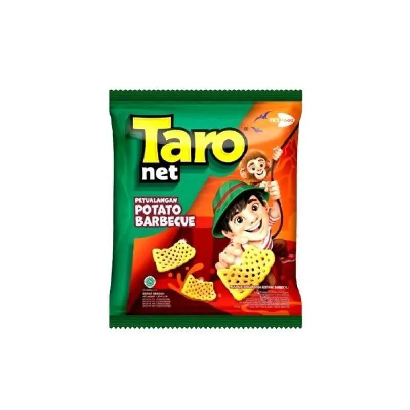 Taro Net Potato BBQ Small Pack 17g/snack/cemilan