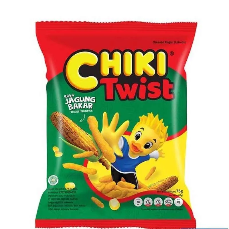 Chiki Twist Jagung Bakar 22.5g