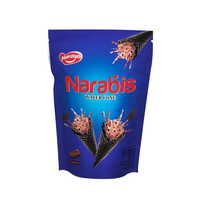 Narabis Wafer Cone Chocolate 80g/snack