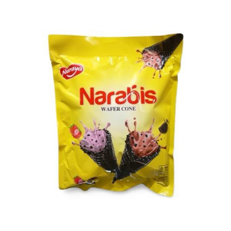 Narabis Wafer Cone Assorted 220g/snack