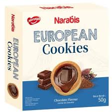 Narabis European Cookies Chocolate 50g/Snack