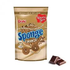 Oishi Sponge Crunch Mochacinno 100gr/snack/cemilan