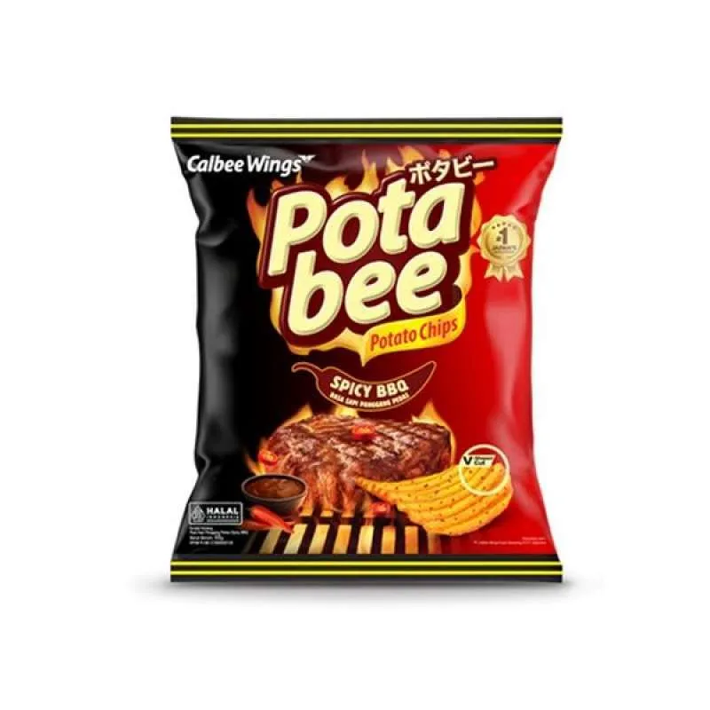 Potabee Spicy BBQ 68g/snack/cemilan