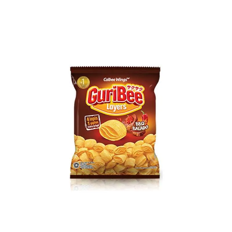 Guribee BBQ Balado 68gr/snack/cemilan