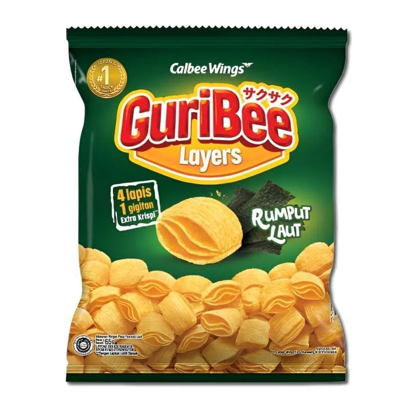 Guribee Rumput Laut 68gr/snack/cemilan